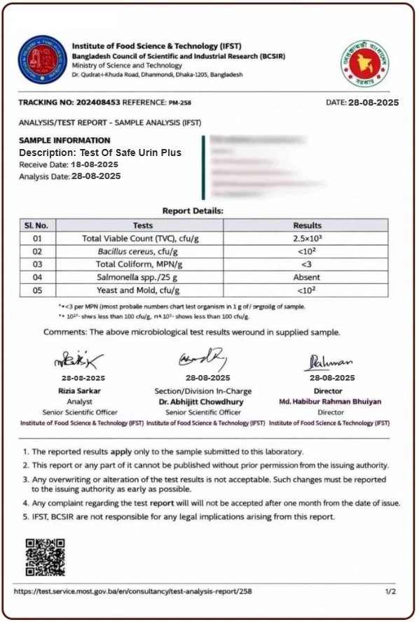BCSIR Certificate